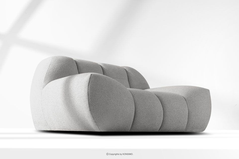 VENA Gesteppter Sessel im modernen Stil hellgrau hellgrau - Foto 11