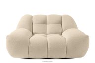 Sessel im Japandi-Stil hellbeige