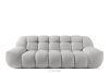 Zweisitzer-Sofa im modernen Stil hellgrau