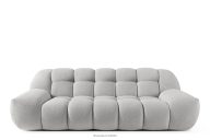 Zweisitzer-Sofa im modernen Stil hellgrau