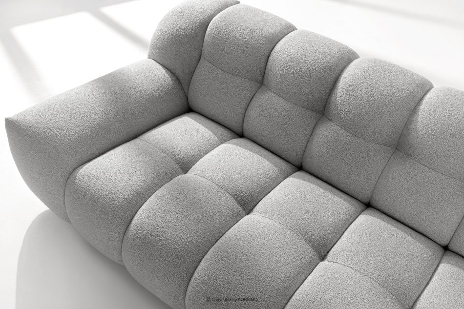 VENA Zweisitzer-Sofa im modernen Stil hellgrau hellgrau - Foto 5