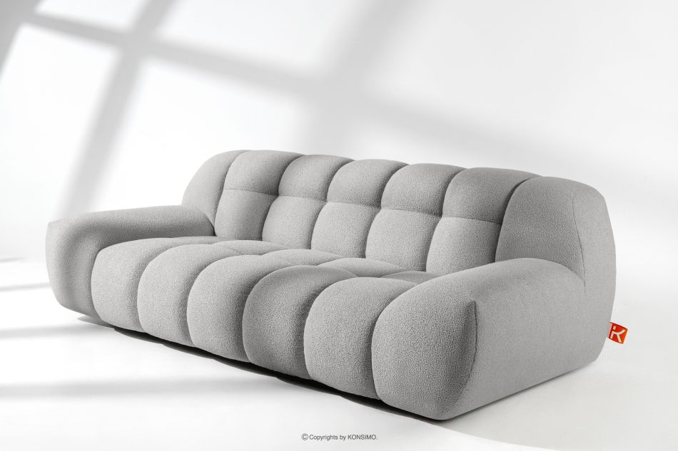 VENA Zweisitzer-Sofa im modernen Stil hellgrau hellgrau - Foto 11