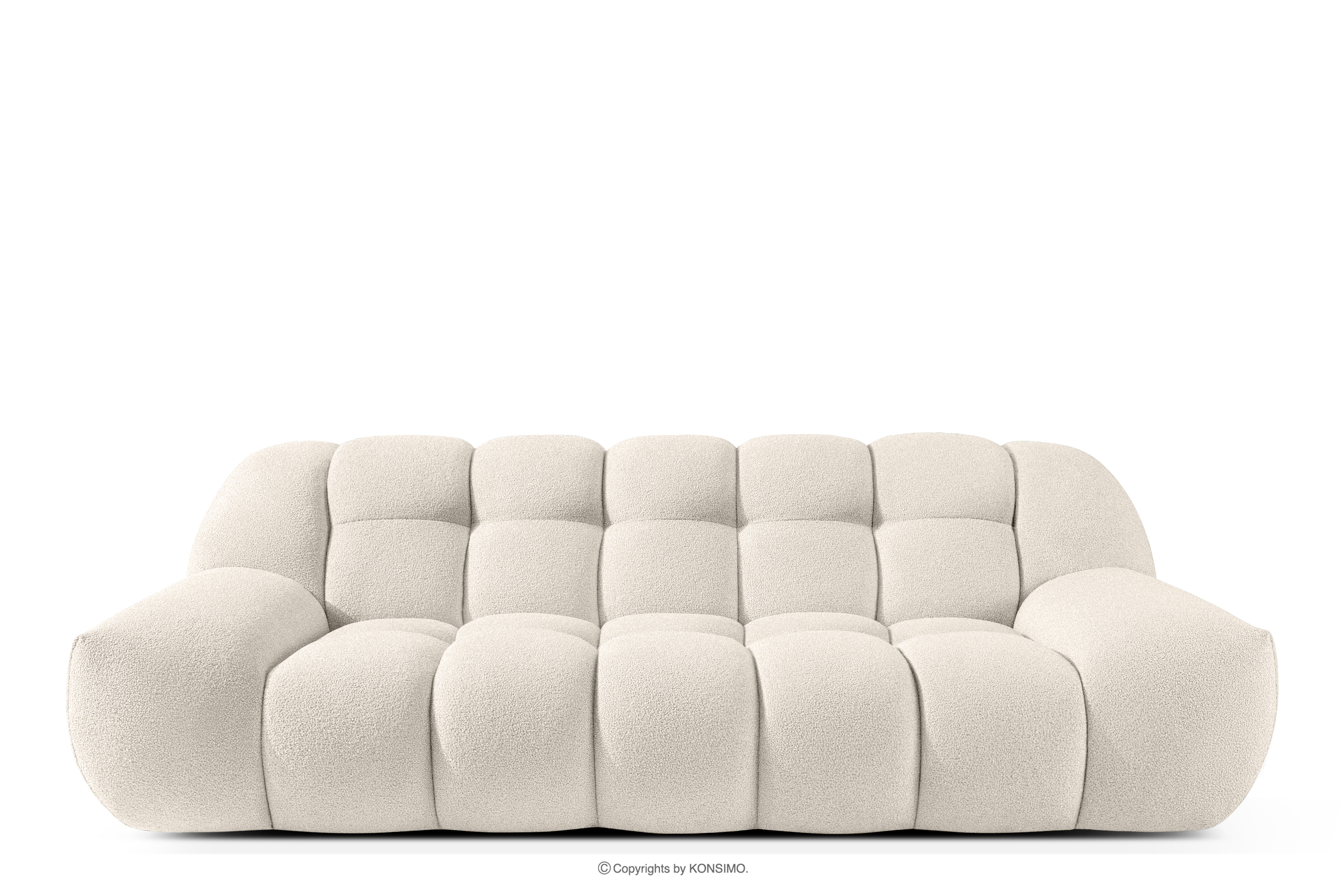 Zweisitzer-Sofa im Japandi-Stil weiß VENA