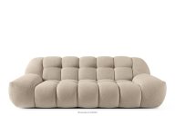 Zweisitzer-Sofa im modernen Stil beige