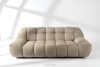 VENA Zweisitzer-Sofa im modernen Stil beige beige - Foto 2