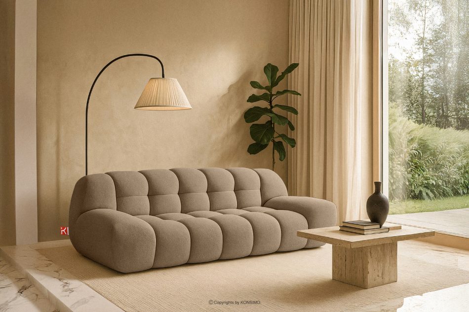 VENA Zweisitzer-Sofa im modernen Stil beige beige - Foto 15