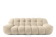 Zweisitzer-Sofa im Japandi-Stil hellbeige