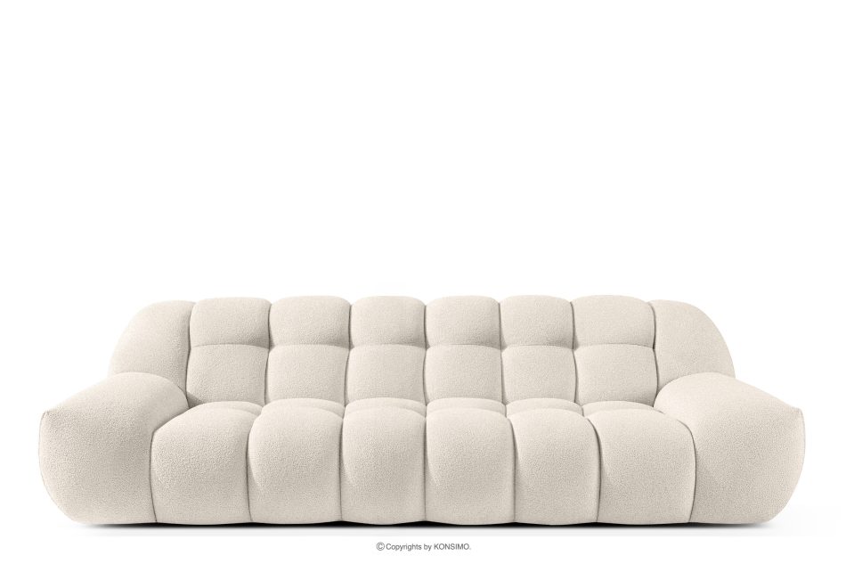 VENA Dreisitzer-Sofa im Japandi-Stil weiß weiß - Foto 0