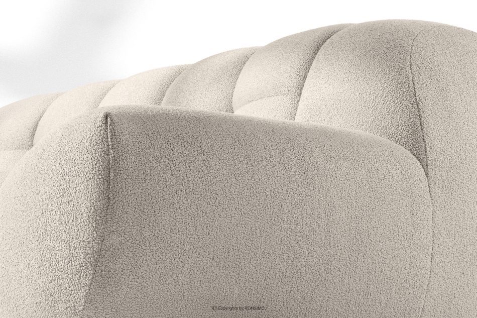 VENA Dreisitzer-Sofa im Japandi-Stil weiß weiß - Foto 7