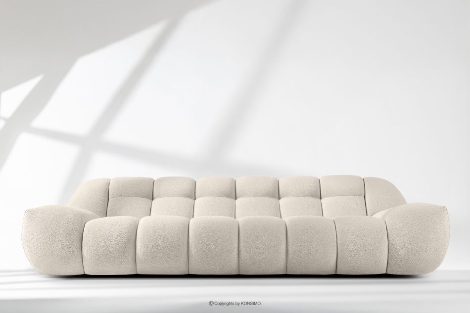 VENA Dreisitzer-Sofa im Japandi-Stil weiß weiß - Foto 1
