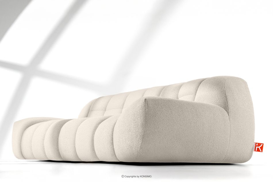 VENA Dreisitzer-Sofa im Japandi-Stil weiß weiß - Foto 11