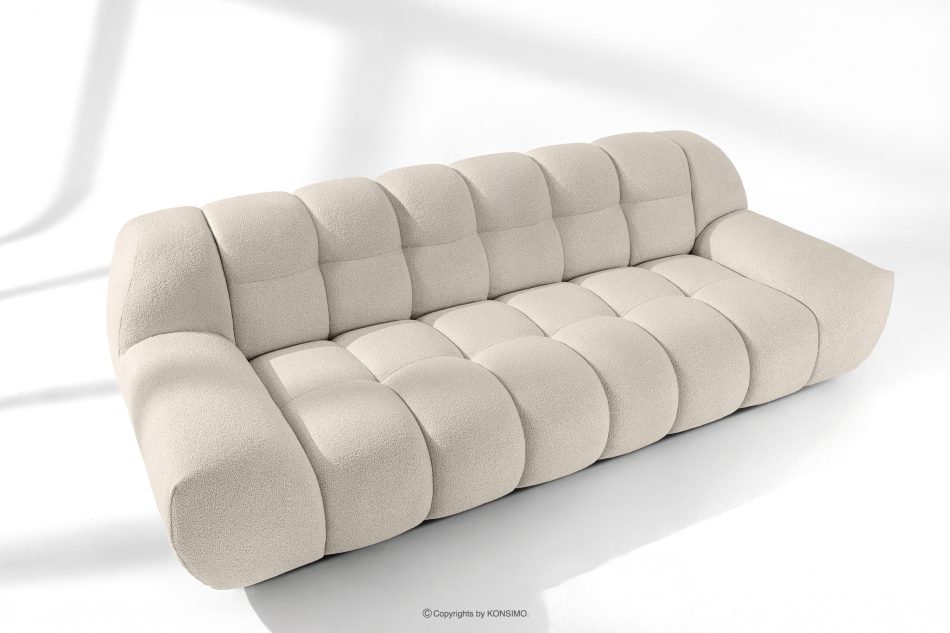 VENA Dreisitzer-Sofa im Japandi-Stil weiß weiß - Foto 13