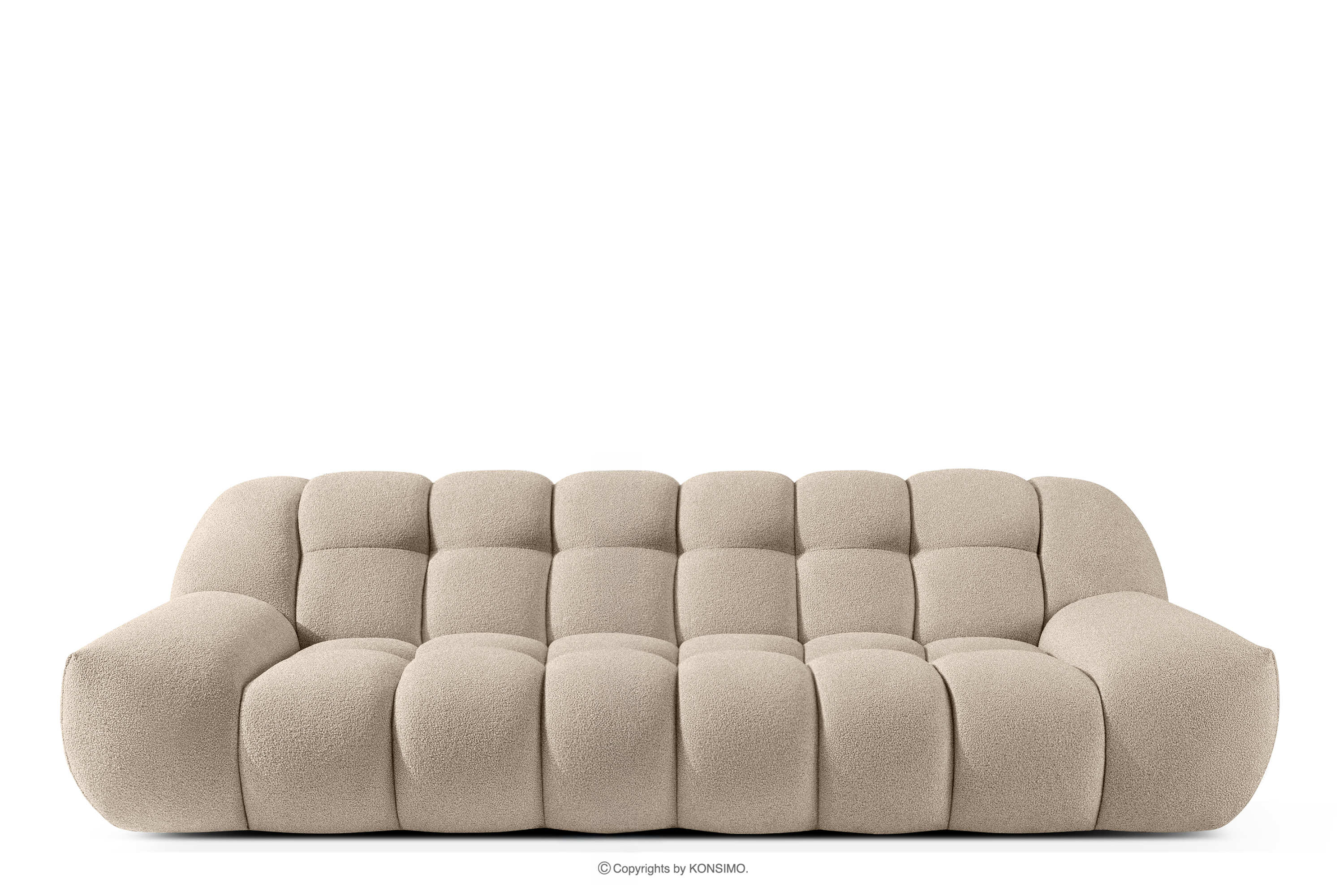 Dreisitzer-Sofa im modernen Stil beige