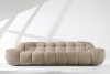 VENA Dreisitzer-Sofa im modernen Stil beige beige - Foto 2