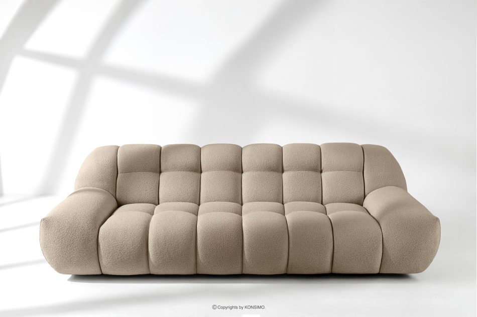 VENA Dreisitzer-Sofa im modernen Stil beige beige - Foto 9