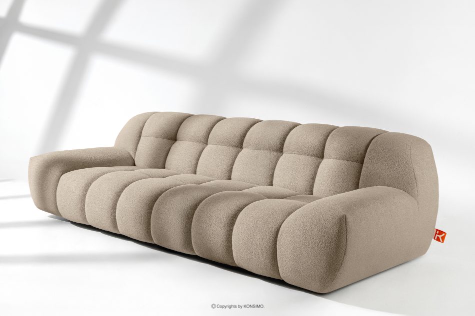 VENA Dreisitzer-Sofa im modernen Stil beige beige - Foto 10