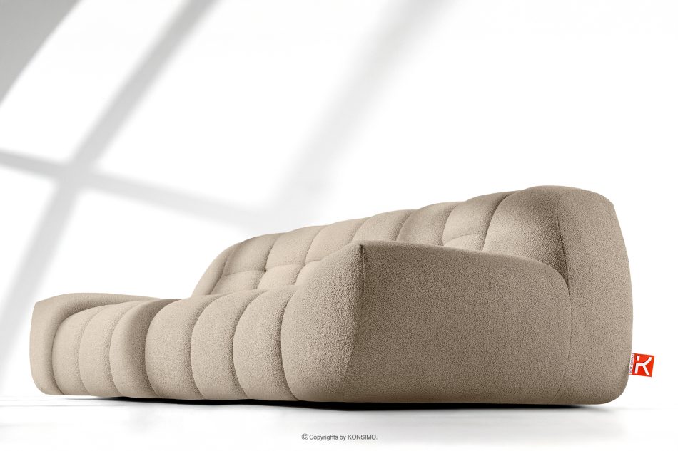 VENA Dreisitzer-Sofa im modernen Stil beige beige - Foto 11