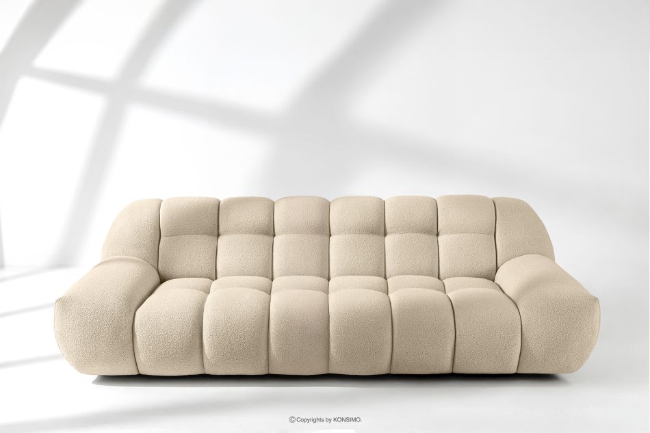 VENA Dreisitzer-Sofa im Japandi-Stil hellbeige hellbeige - Foto 9