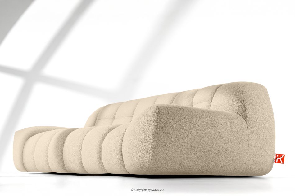 VENA Dreisitzer-Sofa im Japandi-Stil hellbeige hellbeige - Foto 11