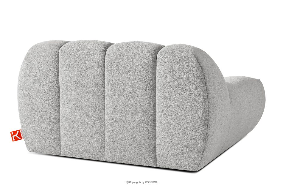 VENA Sessel und Sitzhocker im Japandi-Stil hellgrau hellgrau - Foto 5