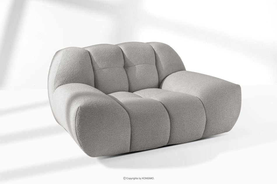 VENA Sessel und Sitzhocker im Japandi-Stil hellgrau hellgrau - Foto 14