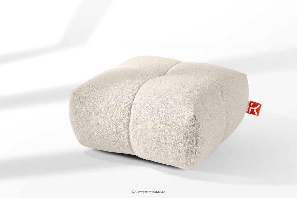 VENA Sessel und Sitzhocker im Japandi-Stil weiß weiß - Foto 15