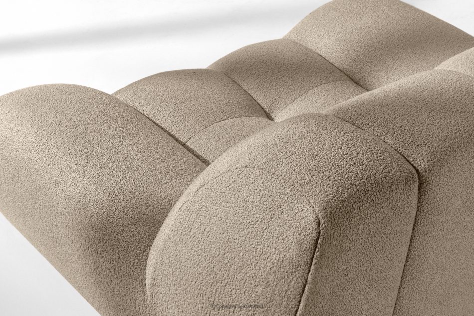 VENA Sessel und Sitzhocker im Japandi-Stil beige beige - Foto 8