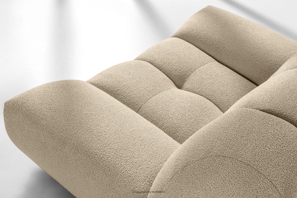 VENA Sessel und Sitzhocker im Japandi-Stil beige hellbeige - Foto 6