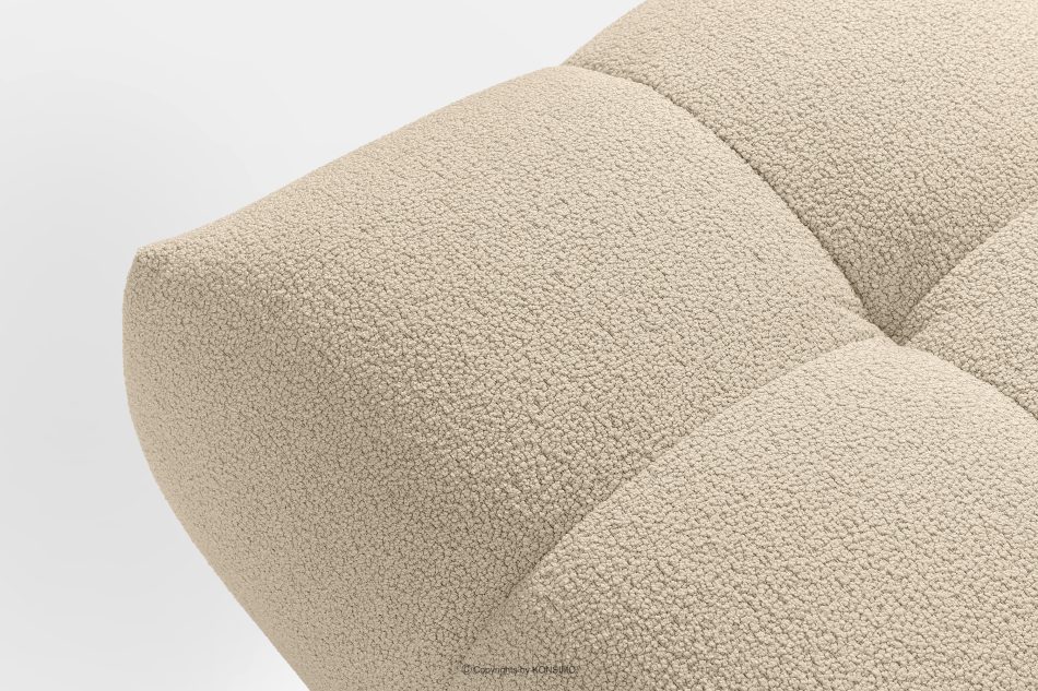 VENA Sessel und Sitzhocker im Japandi-Stil beige hellbeige - Foto 12