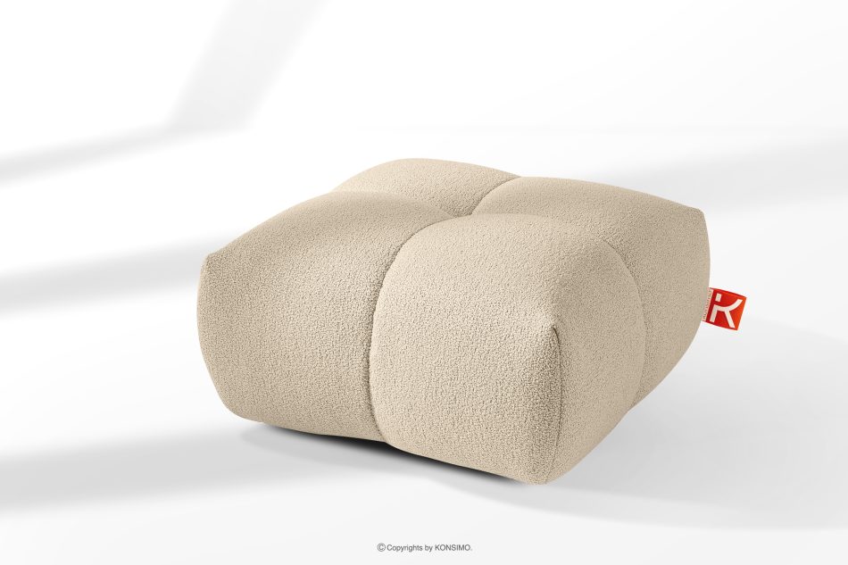 VENA Sessel und Sitzhocker im Japandi-Stil beige hellbeige - Foto 15