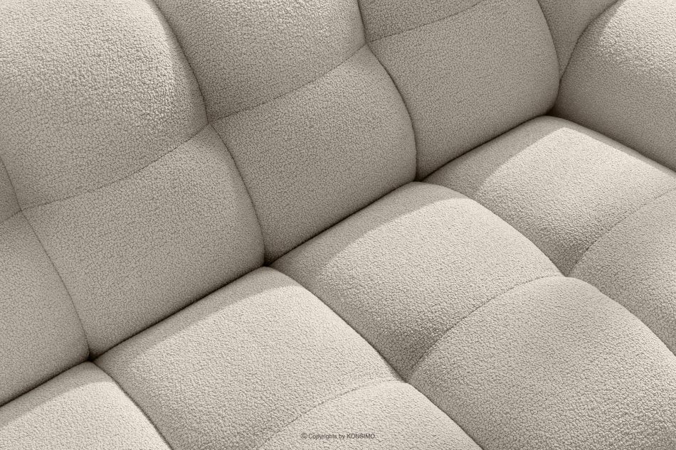 VENA Möbelset: Sofa Sessel und Sitzhocker im Japandi-Stil weiß weiß - Foto 7