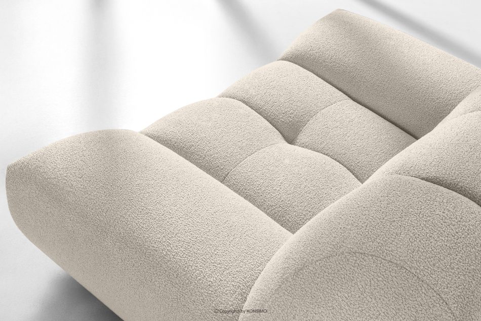 VENA Möbelset: Sofa Sessel und Sitzhocker im Japandi-Stil weiß weiß - Foto 13