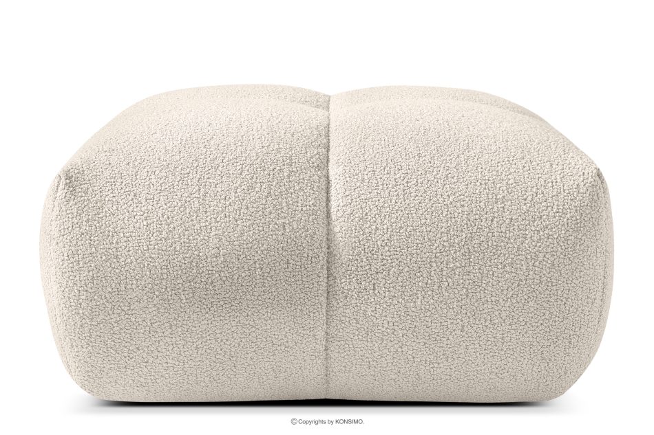 VENA Möbelset: Sofa Sessel und Sitzhocker im Japandi-Stil weiß weiß - Foto 14