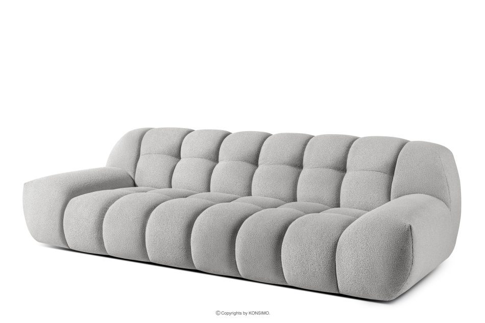 VENA Garnitur aus Polstermöbeln für das Wohnzimmer im Japandi-Stil hellgrau hellgrau - Foto 3