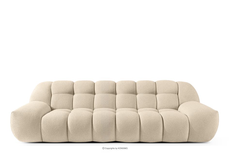 VENA Garnitur aus gepolsterten Möbeln für das Wohnzimmer im Japandi-Stil hellbeige hellbeige - Foto 2