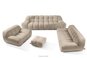 VENA, https://konsimo.de/kollektion/vena/ Wohnzimmermöbel im Japandi-Stil beige beige - Foto