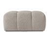Sitzhocker mit Steppung im Japandi-Stil Boucle grau