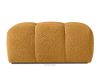 Sitzhocker mit Steppung im Japandi-Stil Boucle honigfarben