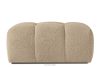 Sitzhocker mit Steppung im Japandi-Stil Boucle beige
