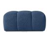 Sitzhocker mit Steppung im Japandi-Stil Boucle marineblau