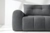 RAVIA Ecksofa mit Steppung im Japandi-Boucle-Stil links dunkelgrau dunkelgrau - Foto 9