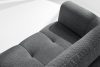 RAVIA Ecksofa mit Steppung im Japandi-Boucle-Stil links dunkelgrau dunkelgrau - Foto 10