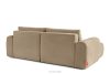 RAVIA Ecksofa mit Steppung im Japandi-Boucle-Stil rechts beige beige - Foto 5
