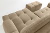 RAVIA Ecksofa mit Steppung im Japandi-Boucle-Stil rechts beige beige - Foto 10