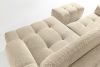 RAVIA Ecksofa mit Steppung im Japandi-Boucle-Stil rechts hellbeige hellbeige - Foto 11
