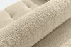 RAVIA Ecksofa mit Steppung im Japandi-Boucle-Stil rechts hellbeige hellbeige - Foto 12