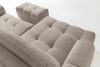 RAVIA Ecksofa mit Steppung im Japandi-Stil Boucle links grau grau - Foto 11