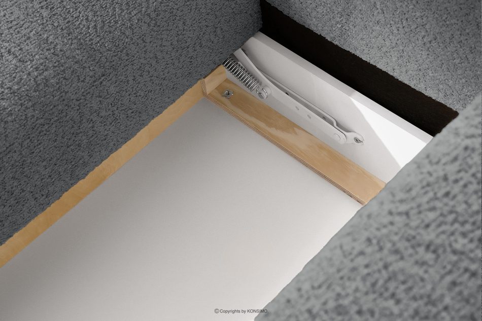 RAVIA Ecksofa mit Steppung im Japandi-Stil Boucle links dunkelgrau dunkelgrau - Foto 15