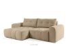 RAVIA Ecksofa mit Steppung im Japandi-Stil Boucle links beige beige - Foto 4