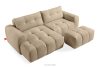 RAVIA Ecksofa mit Steppung im Japandi-Stil Boucle links beige beige - Foto 7